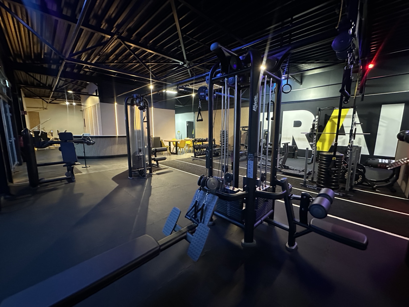 Overzicht van de Martini Fitness studio